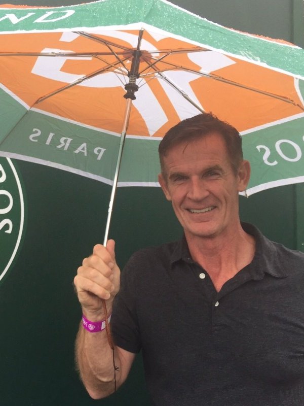 Paul Allam at Roland Garros