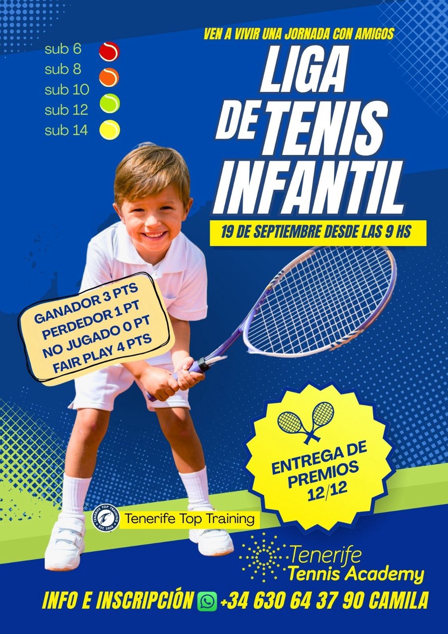 The Liga de Tenis Infantil poster