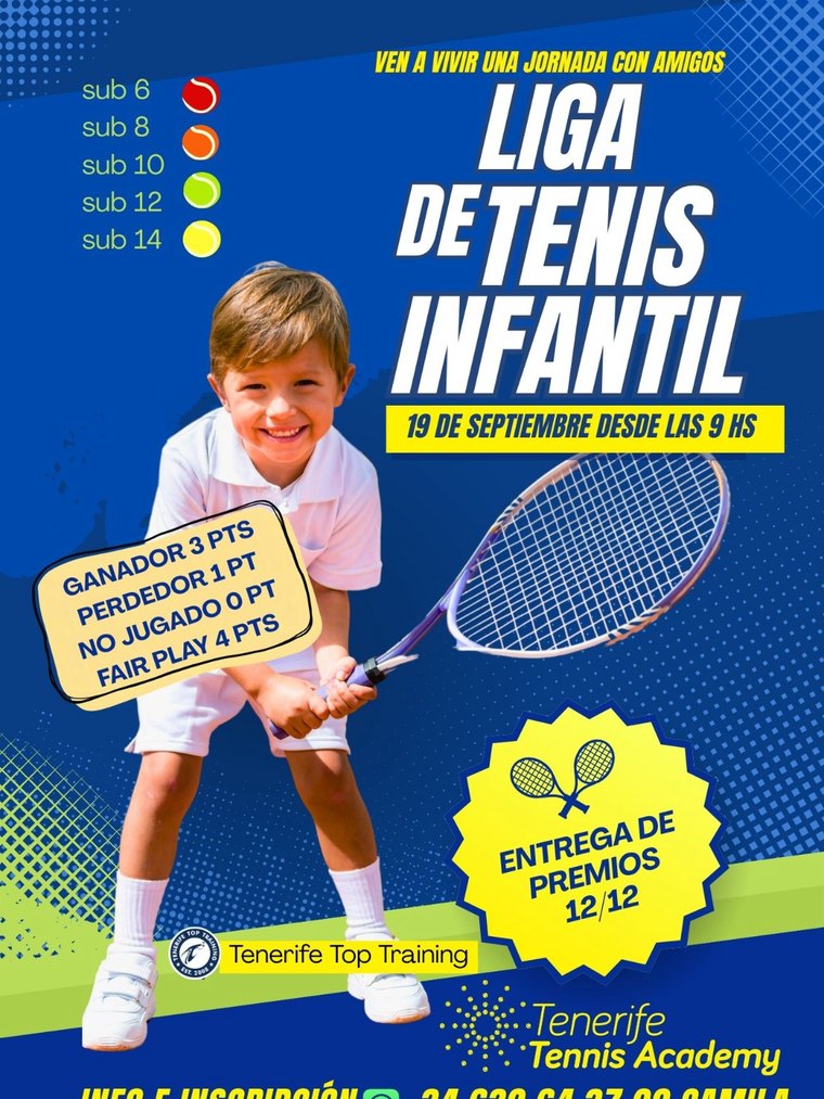 The Liga de Tenis Infantil poster
