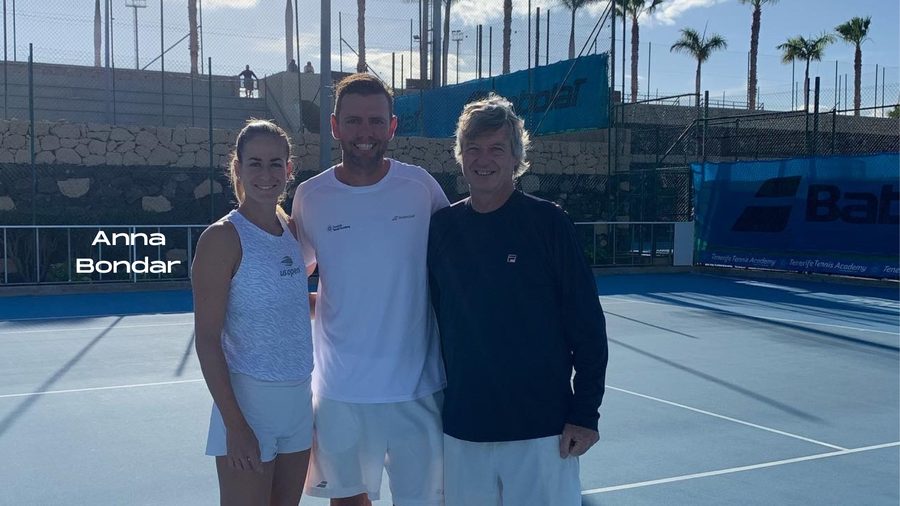 Anna Bondar at Tenerife Tennis Academy