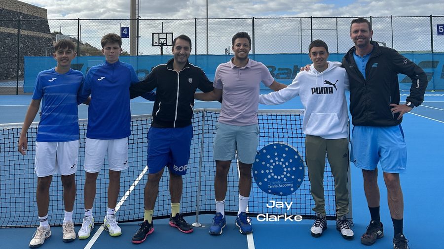 Jay Clarke at Tenerife Tennis Academy