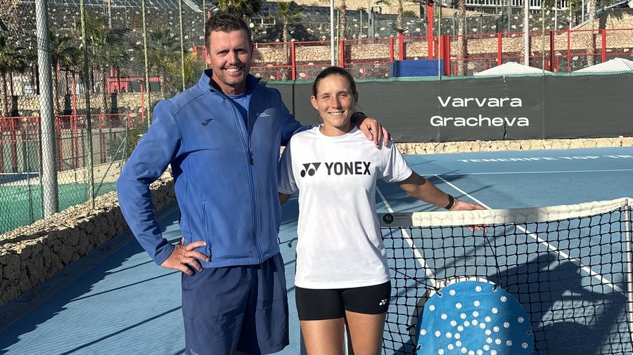 Varvara Gracheva at Tenerife Tennis Academy