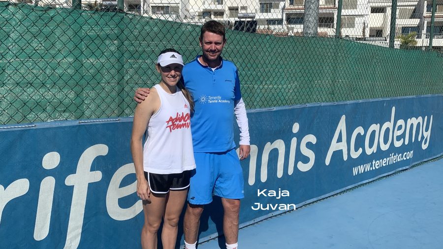Kaja Juvan at Tenerife Tennis Academy