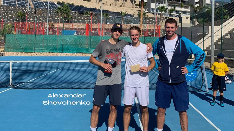 Alexander Shevchenko at Tenerife Tennis Academy