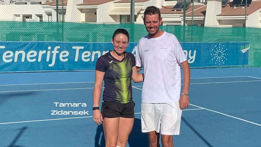 Tamara Zidansek at Tenerife Tennis Academy